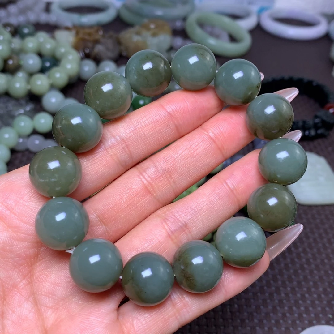 未镶嵌手串和田玉卡16