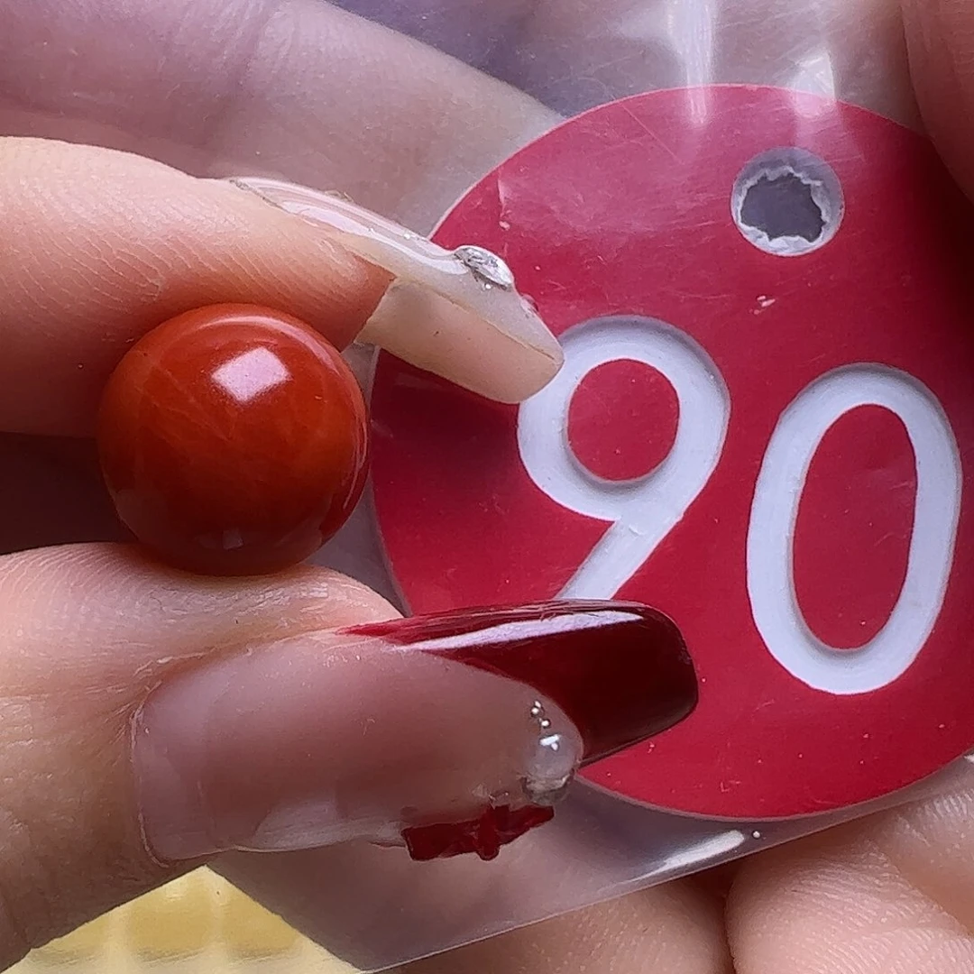 蜜蜡未镶嵌珠宝奇石街***条10.6mm圆珠