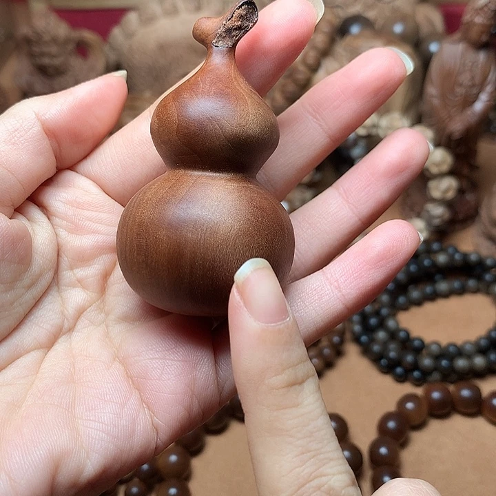 吊坠檀香木葫芦瑕疵