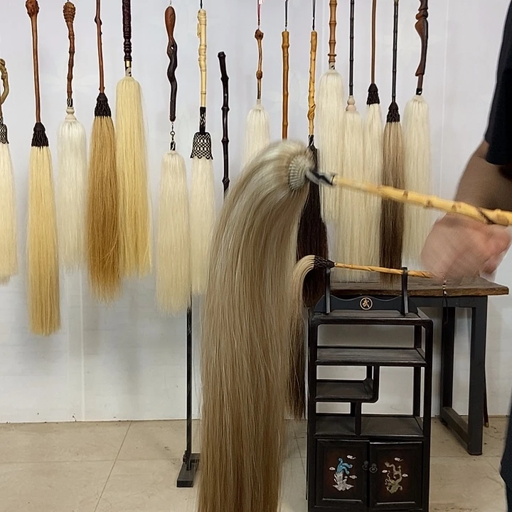 纯手工制作马尾拂尘