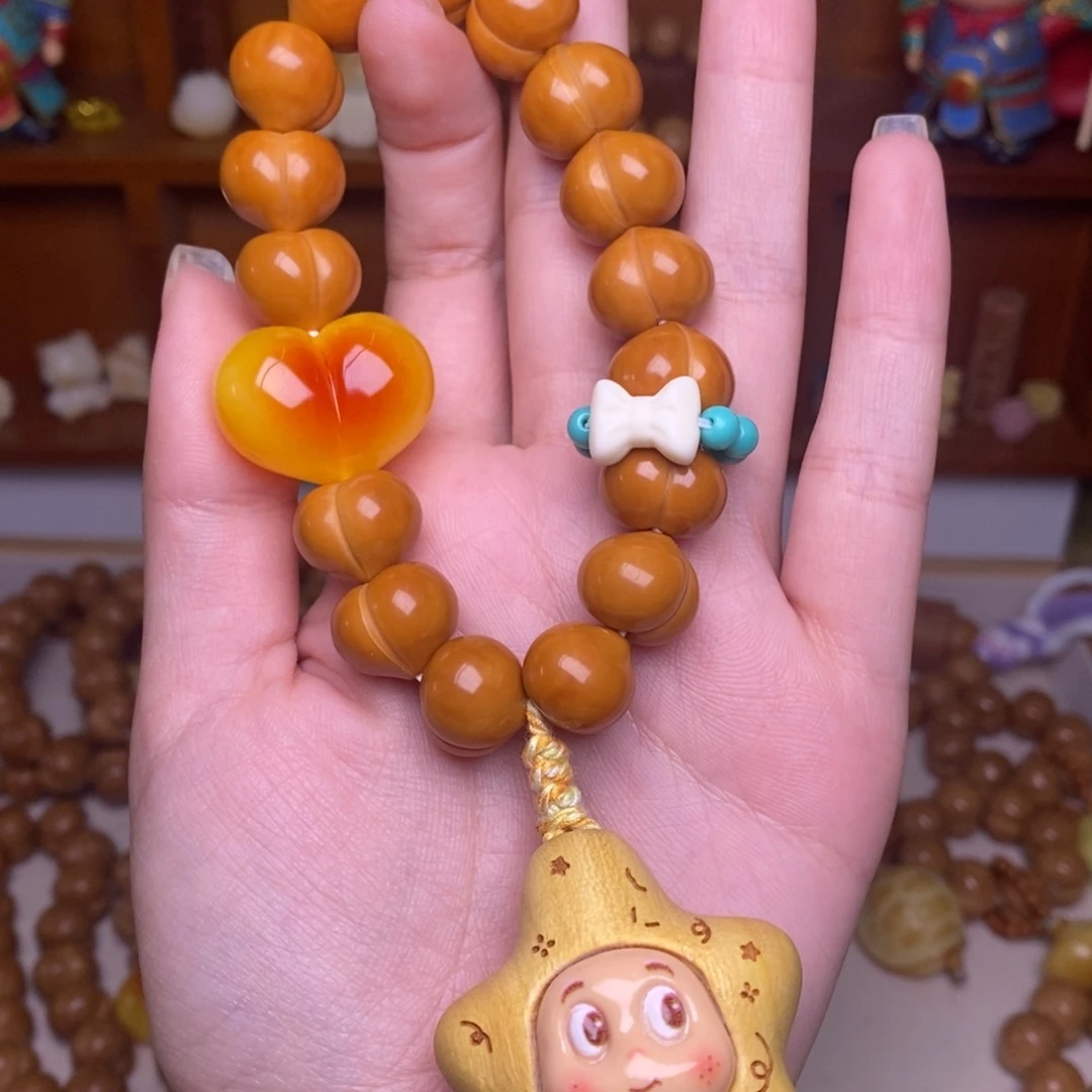 猴头核桃吊坠柯基屁桃➕星星人爱心蝴蝶结卡环新号补贴