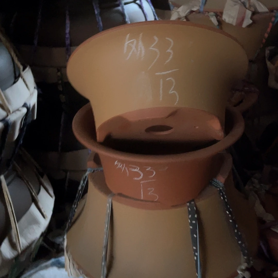 紫砂花盆大碗盆两个