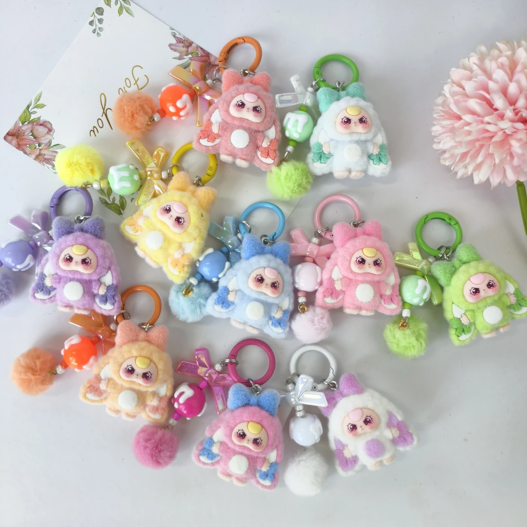 可爱奖品奖励学生植绒公仔钥匙扣包包挂件网红娃三岁玩偶挂饰品