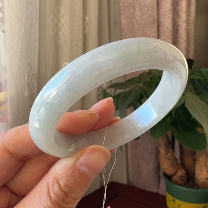 翡翠未镶嵌手镯8543 56圈口