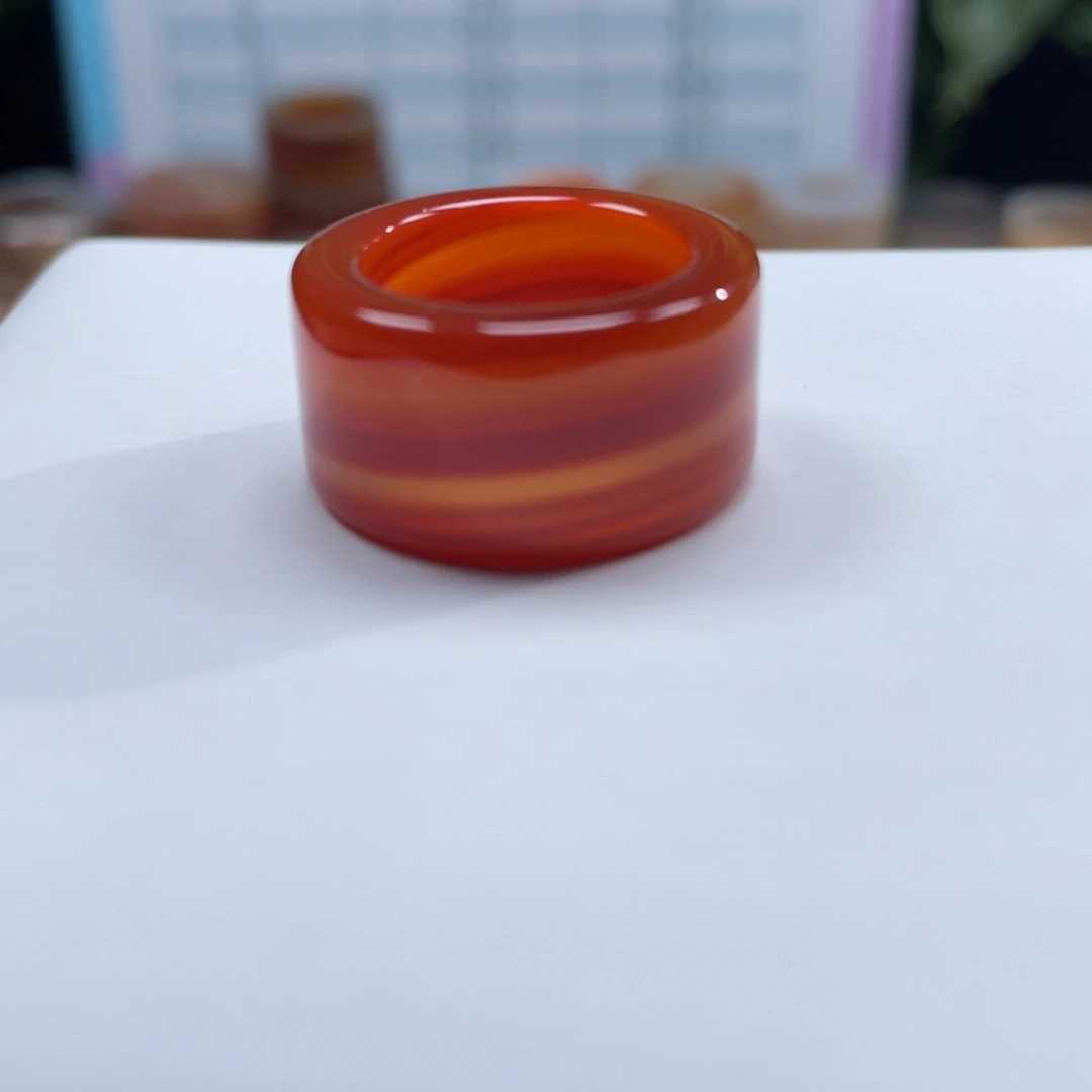 玛瑙/玉髓未镶嵌戒指Z16.2港12