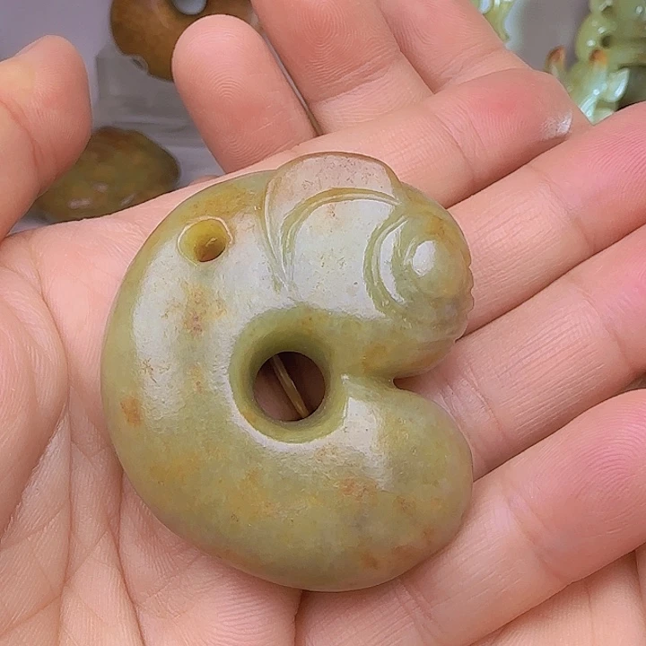 和田玉吊坠(不含链)未镶嵌