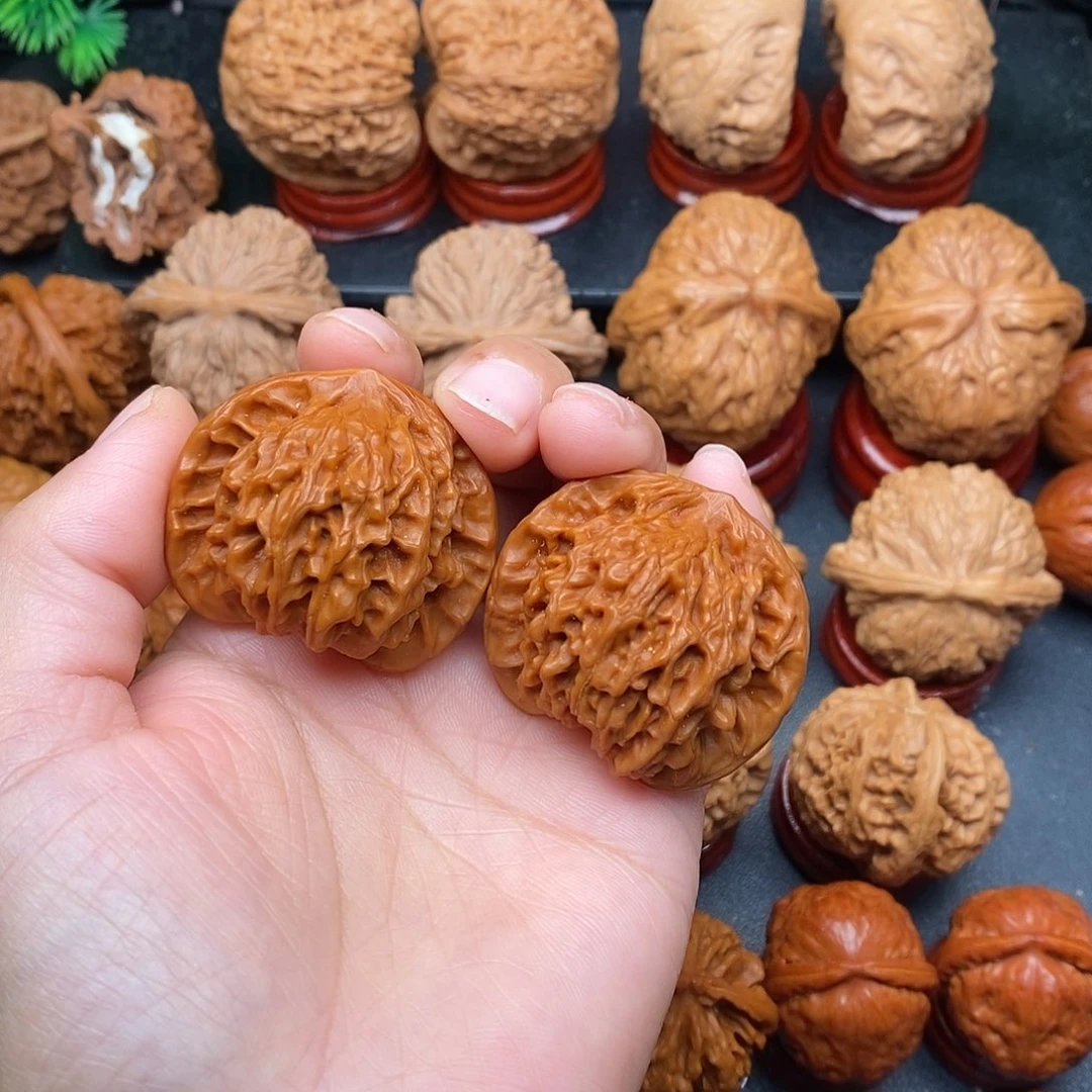 文玩核桃把件40公子帽