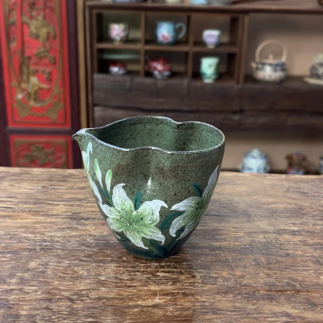 柴烧手工手绘陶瓷