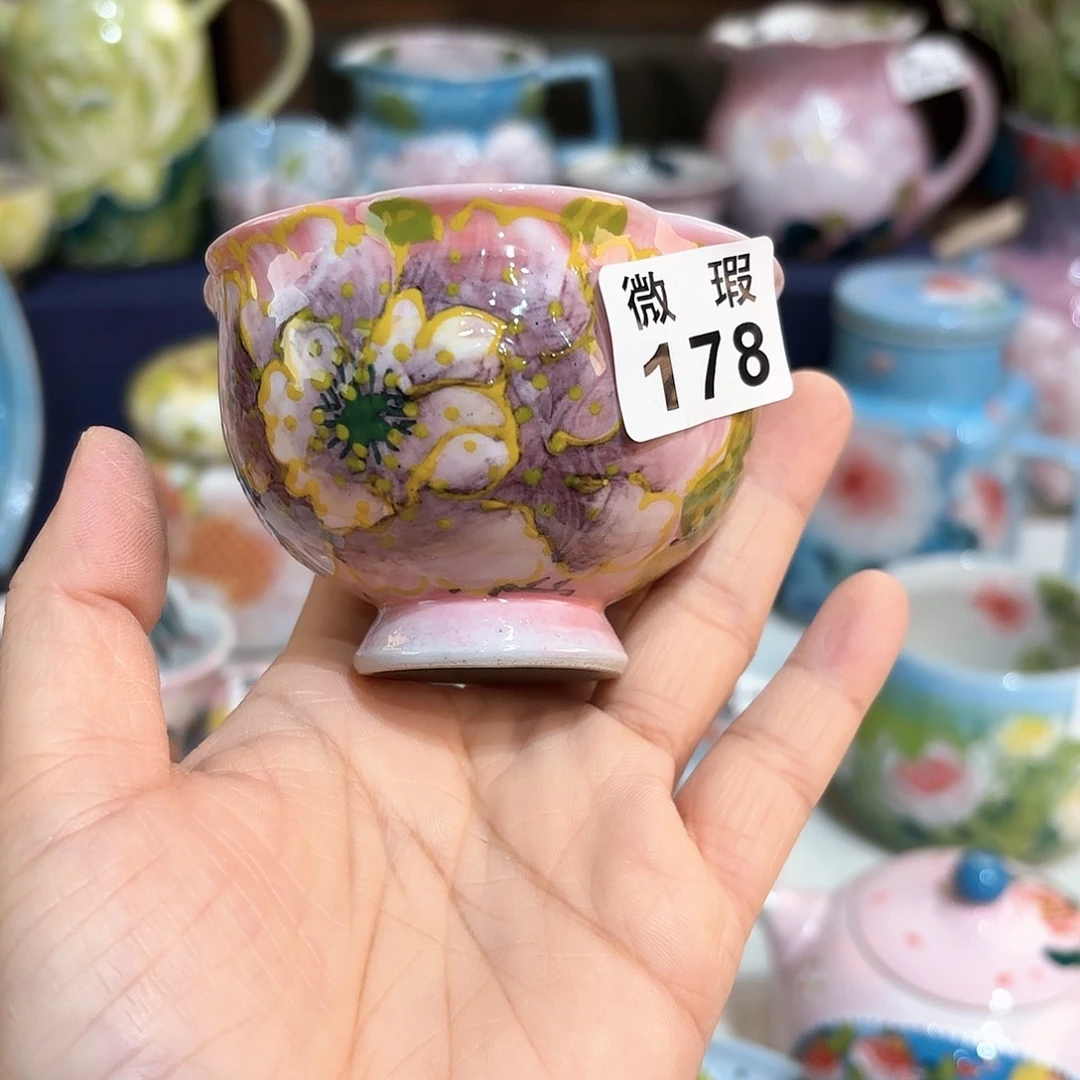 景德镇手绘高温釉下彩陶瓷茶具