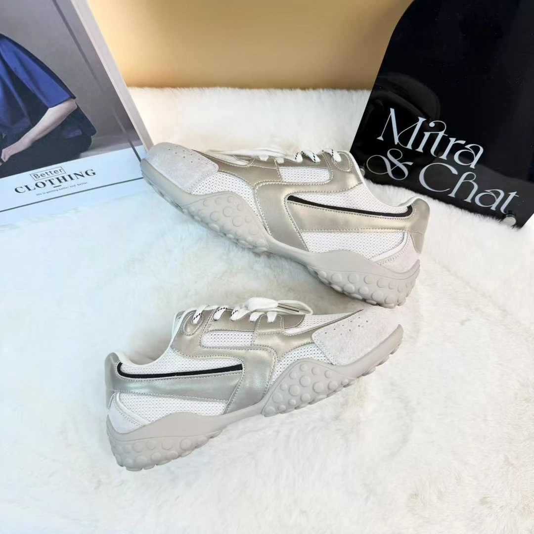 2025夏季新款英伦风韩版防滑耐磨舒适休闲百搭软底德训鞋 25168