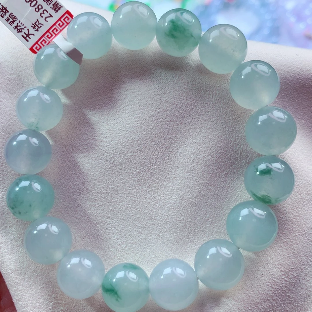 翡翠未镶嵌手链卡12.2