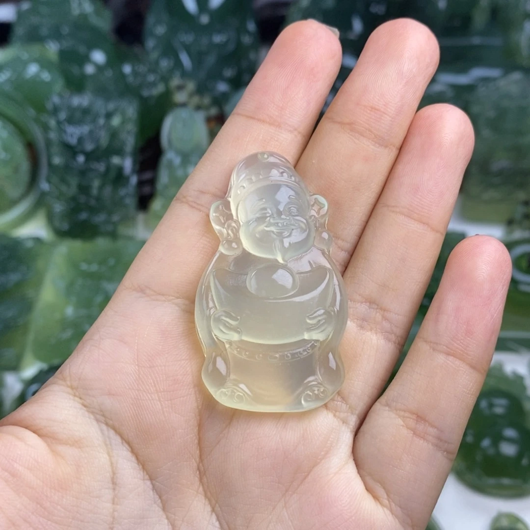 岫玉未镶嵌挂件挂件