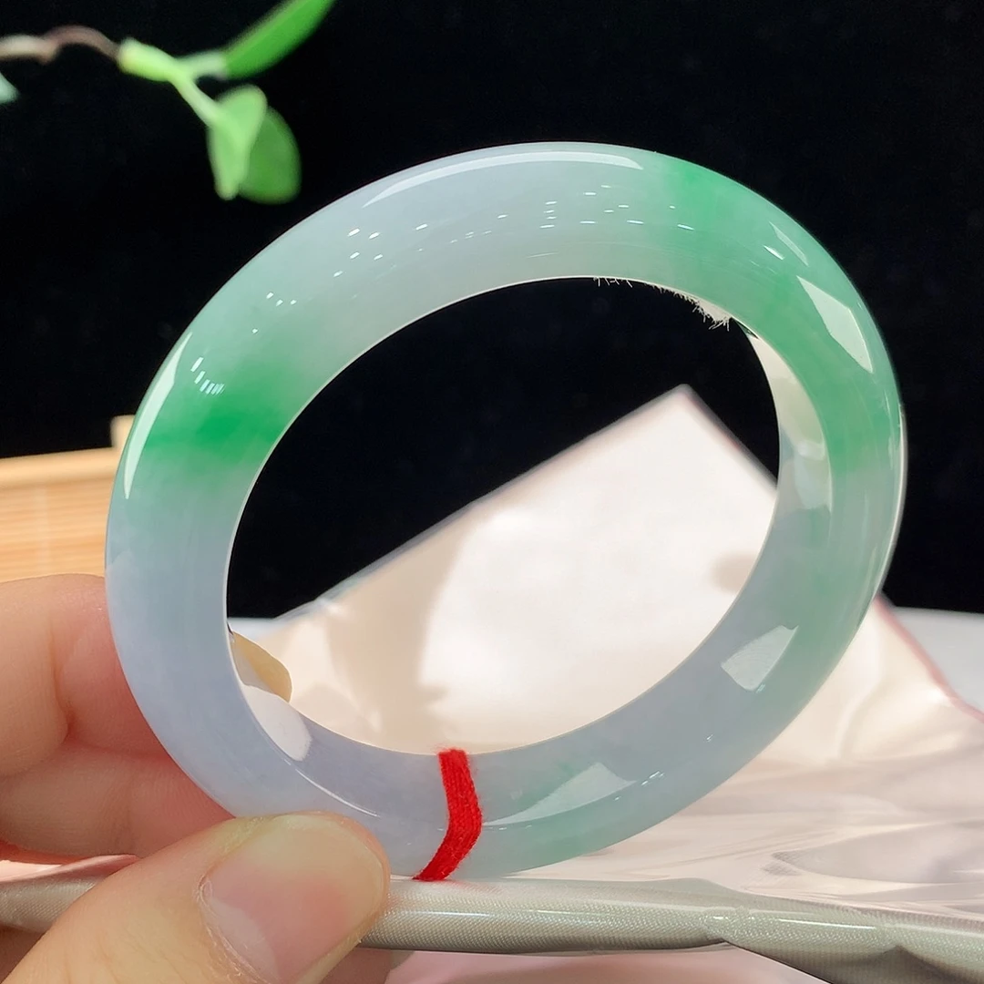 翡翠未镶嵌手镯0478