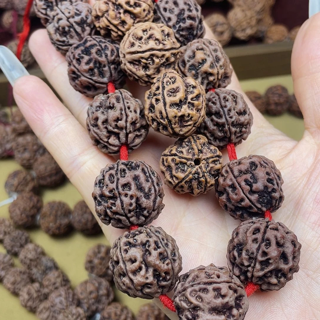 金刚菩提手串王**，21五瓣蜂窝双龙大长腿