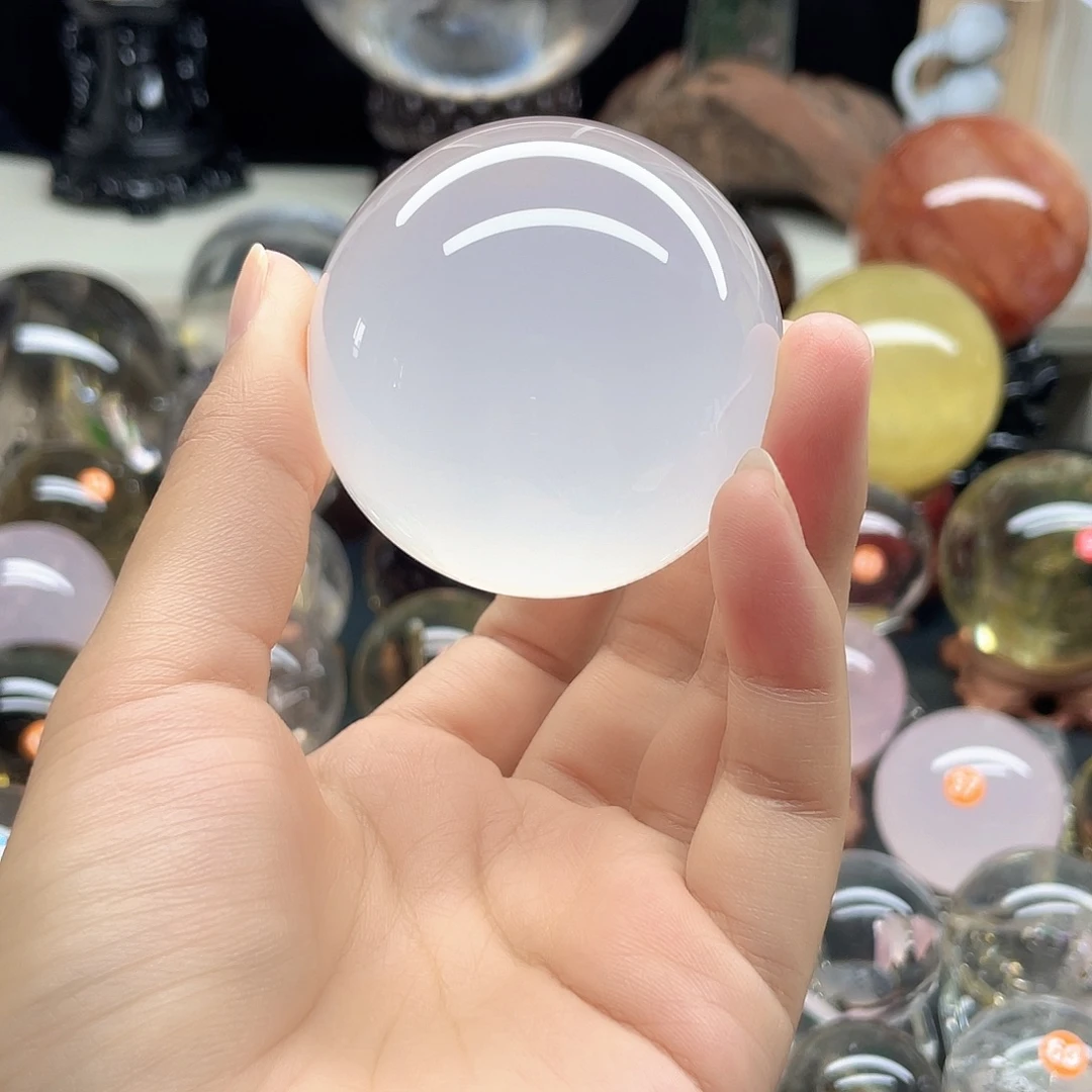 水晶珠宝半成品未镶嵌奶白卡57发丝