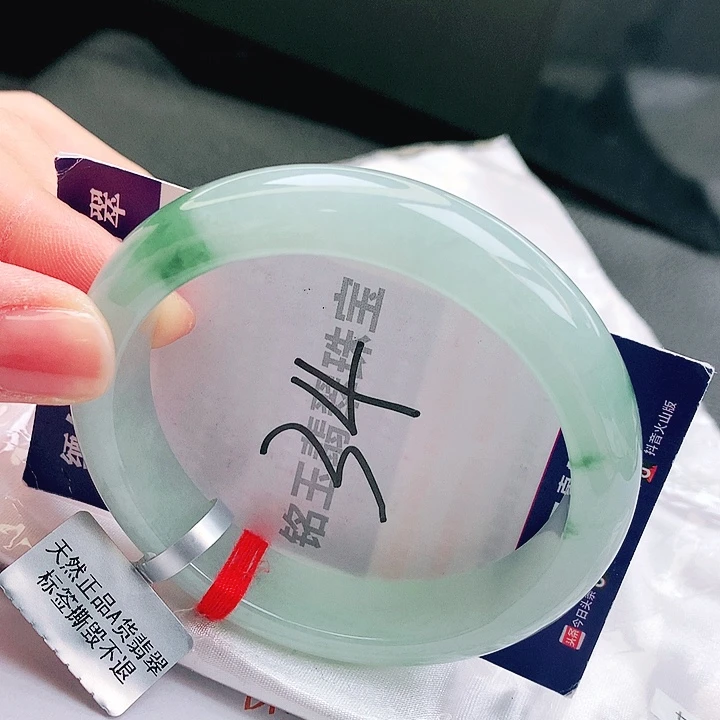 翡翠未镶嵌手镯缅甸天然a货翡翠手镯