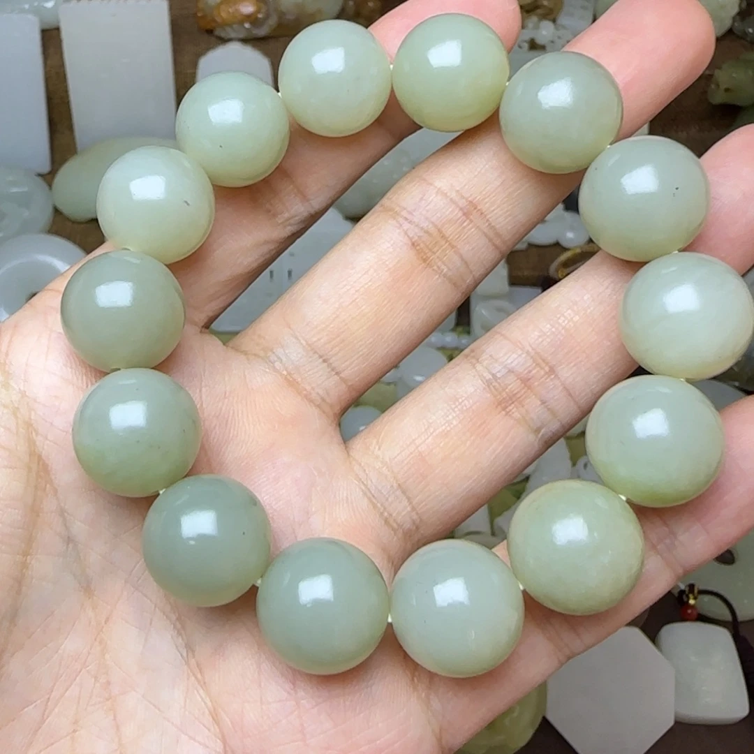 和田玉未镶嵌挂件卡16