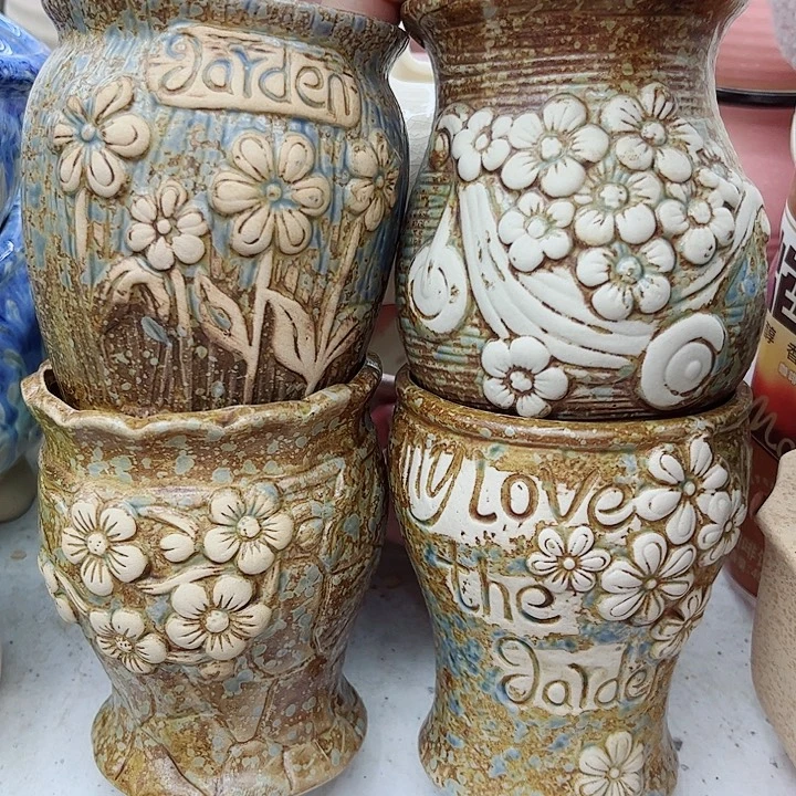 多肉绿植陶瓷花盆9.9包邮，有孔