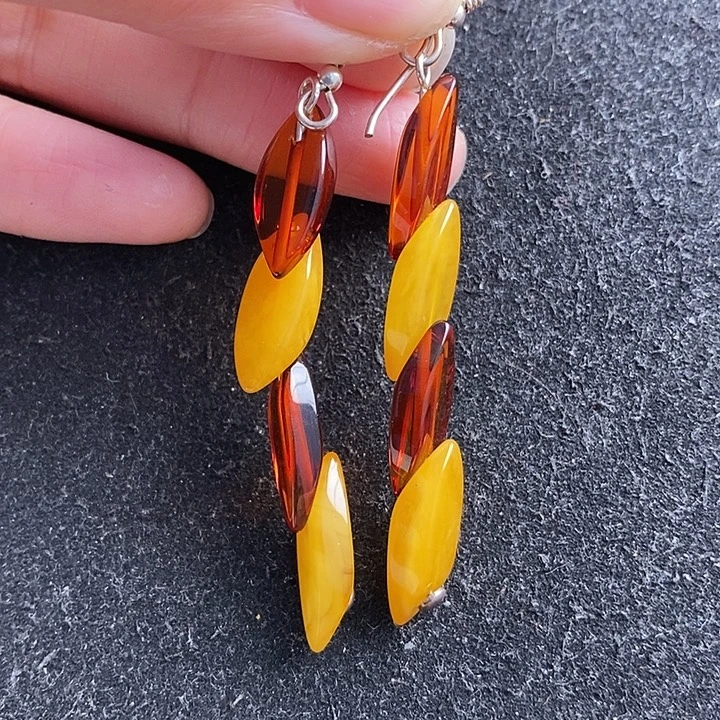 琥珀银S925镶嵌珠宝奇石