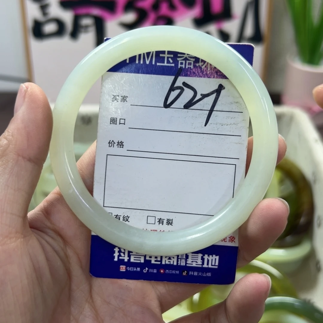 蛇纹石玉手镯未镶嵌344