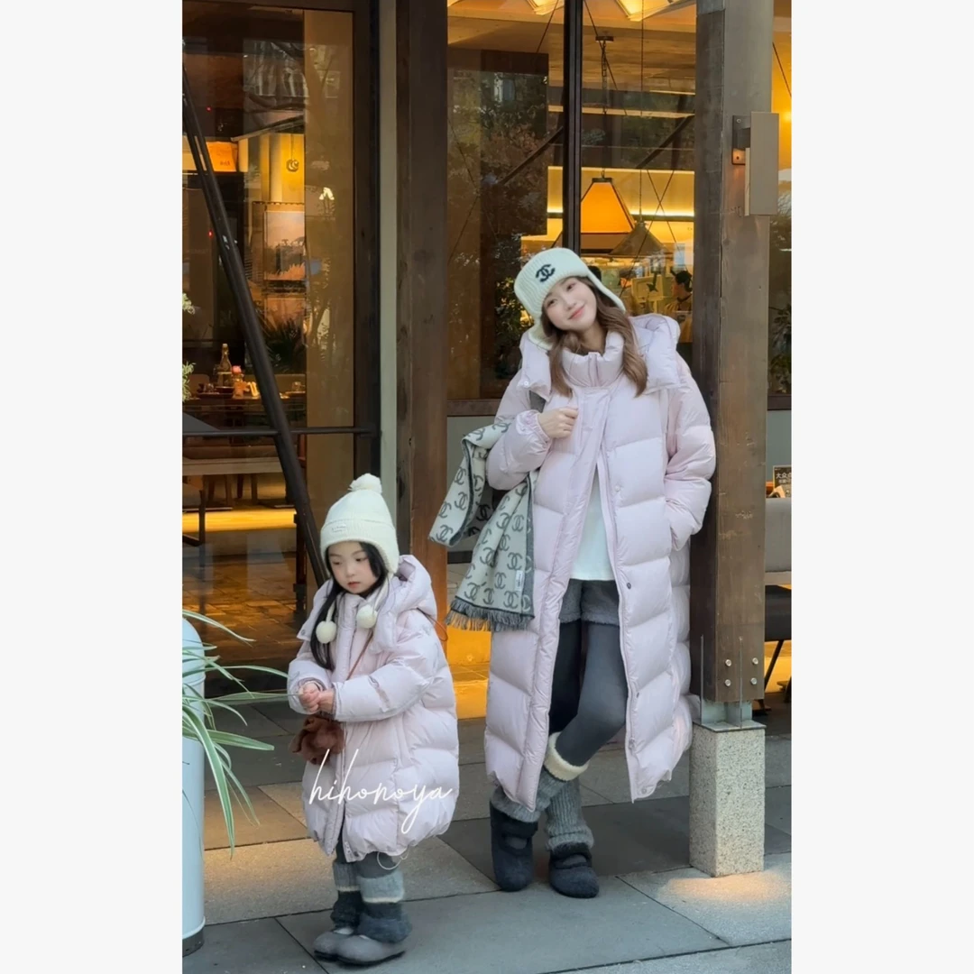 【蓬蓬包】十七Hihoniya~2025冬亲子高定极寒长款过膝90羽绒服