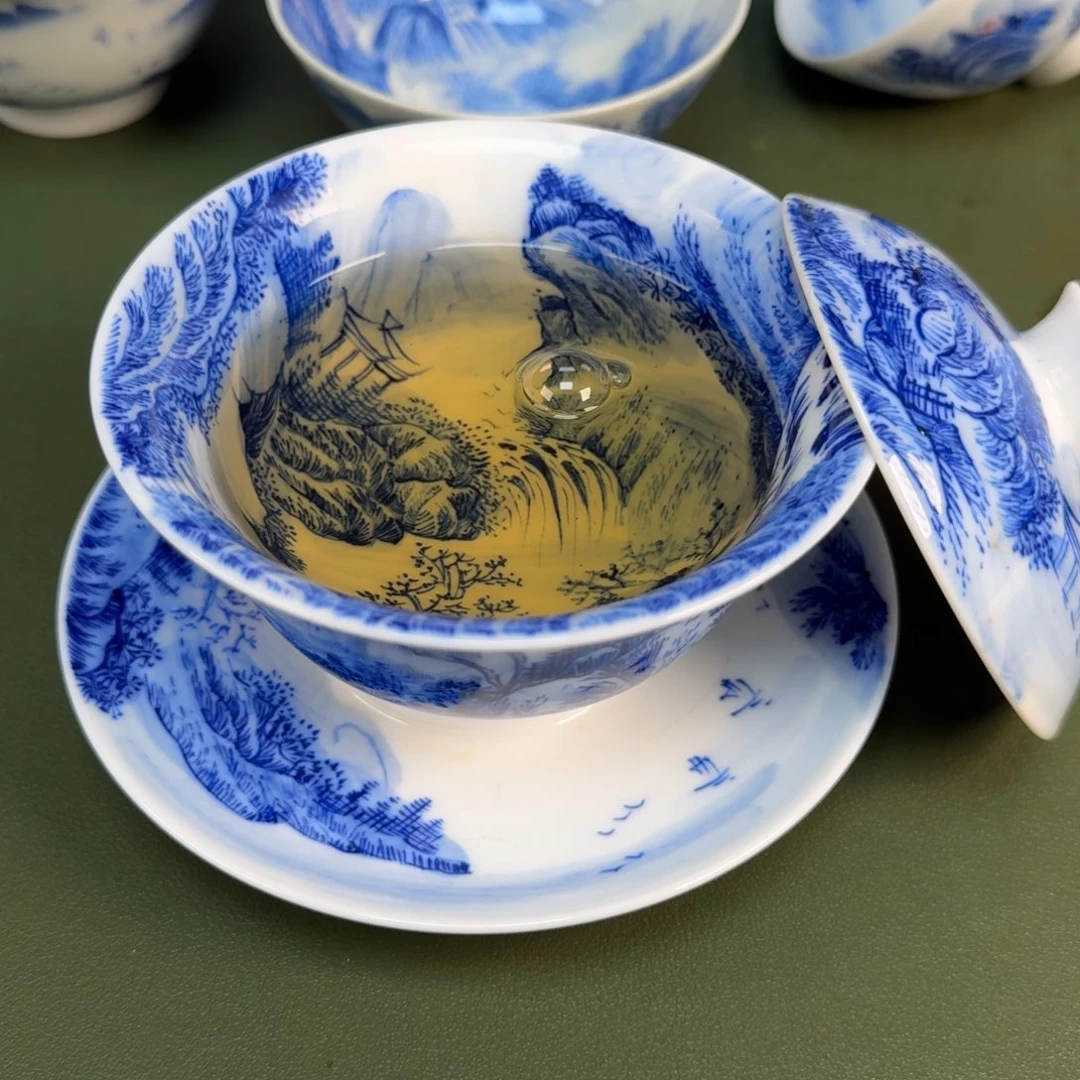景德镇纯手绘茶具圆圆260