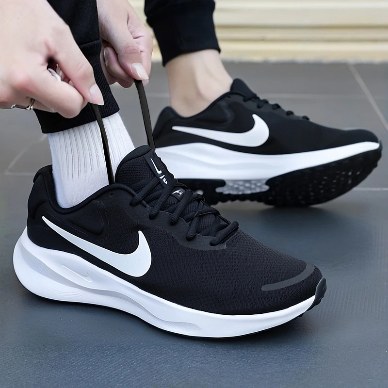 Nike耐克男鞋跑步鞋REVOLUTION 7训练鞋网面透气运动鞋FB8501-002