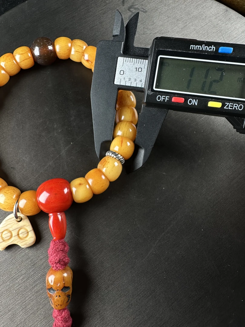 玉化手持手串老型11mm满搭配藏式风