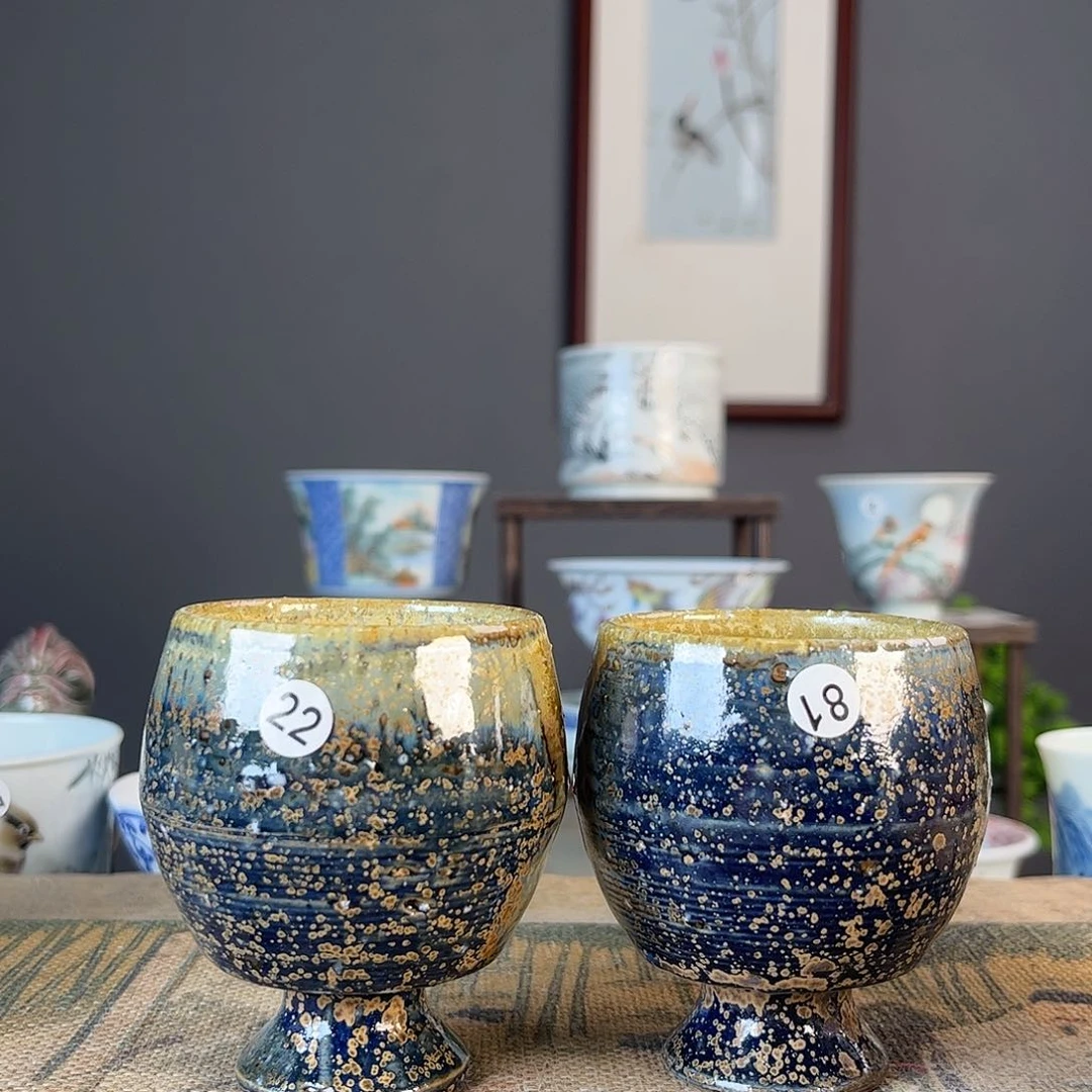 杯木*?景德镇陶瓷茶杯多人