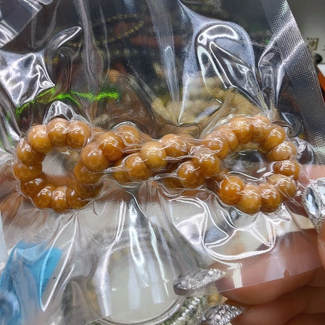 乔***.手串星月菩提15高端龙脊菩提猪大肠0.8