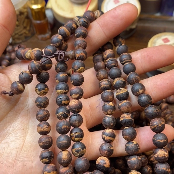 降真香手串/手链0.8*108黄金甲爆甲