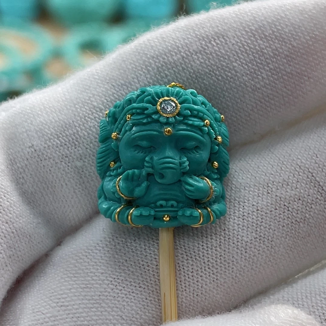 绿松石珠宝奇石未镶嵌