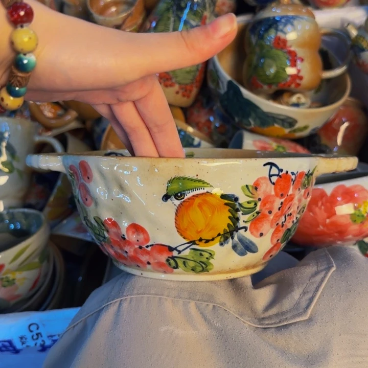 瓷片景德镇陶瓷手工手绘