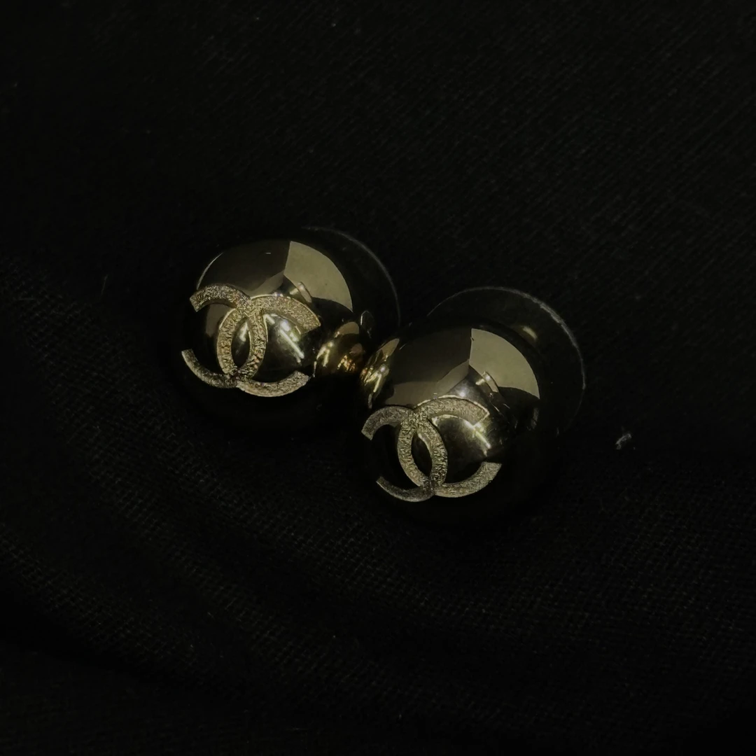 95新 Chanel/香奈儿 21S金珠耳钉/JJ5110217