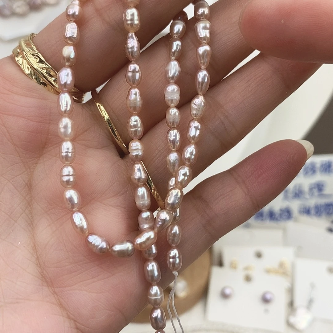 钛钢淡水珍珠颈饰