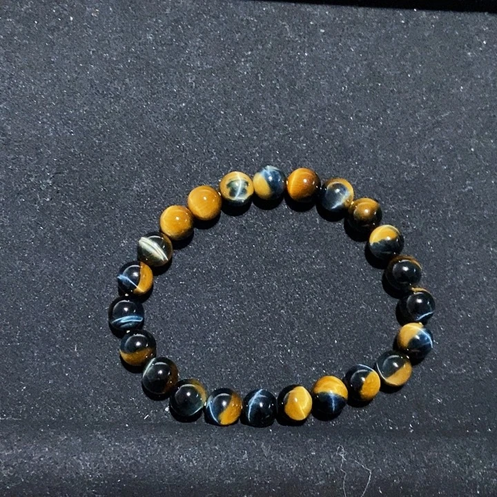珠***水木变石（虎睛石）未镶嵌手链