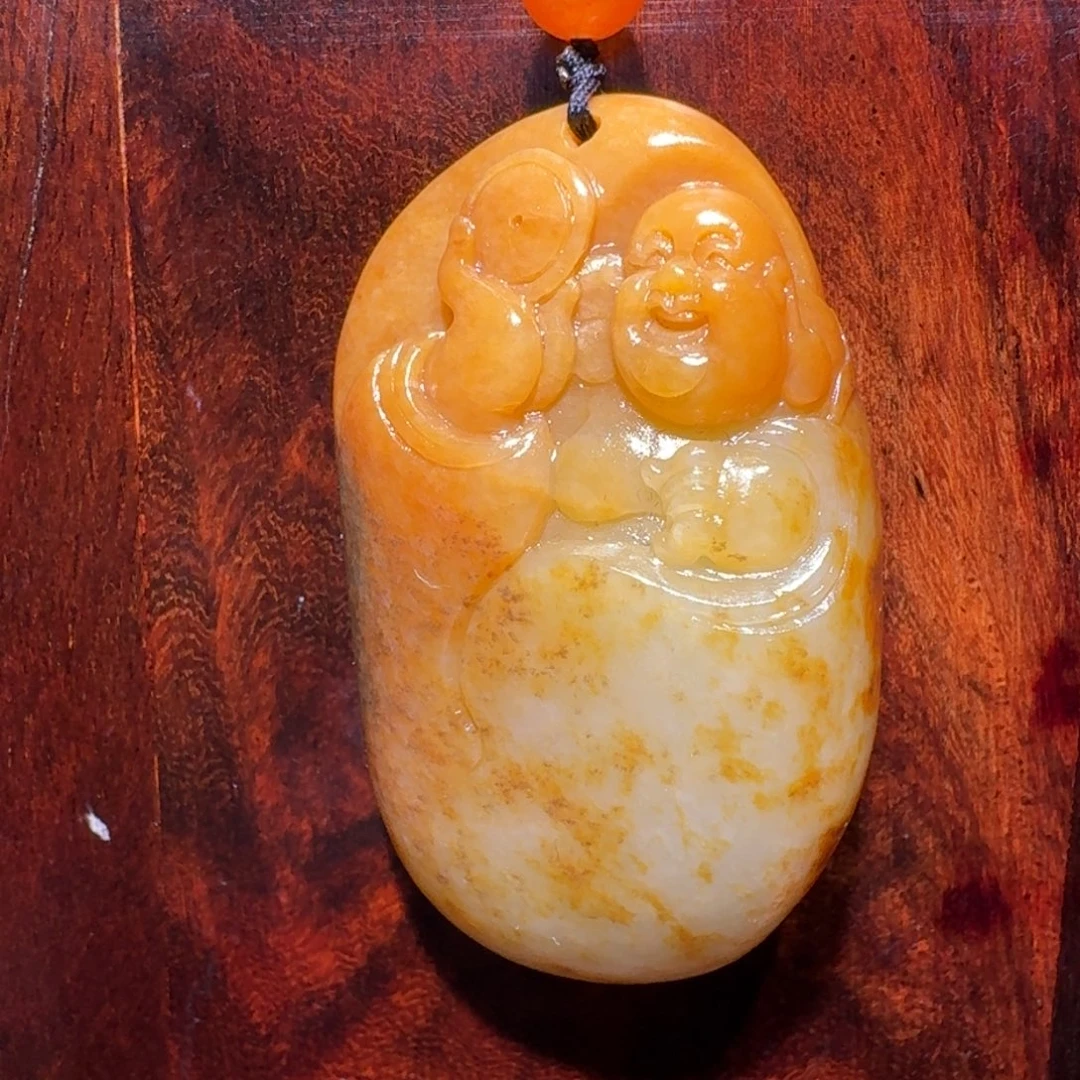 和田玉未镶嵌吊坠(不含链)