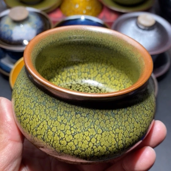 茶盏建盏主人杯茶壶盖碗品茗杯71