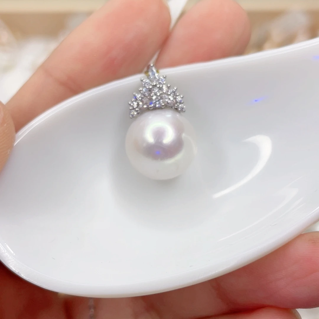 淡水珍珠未镶嵌吊坠(赠链)