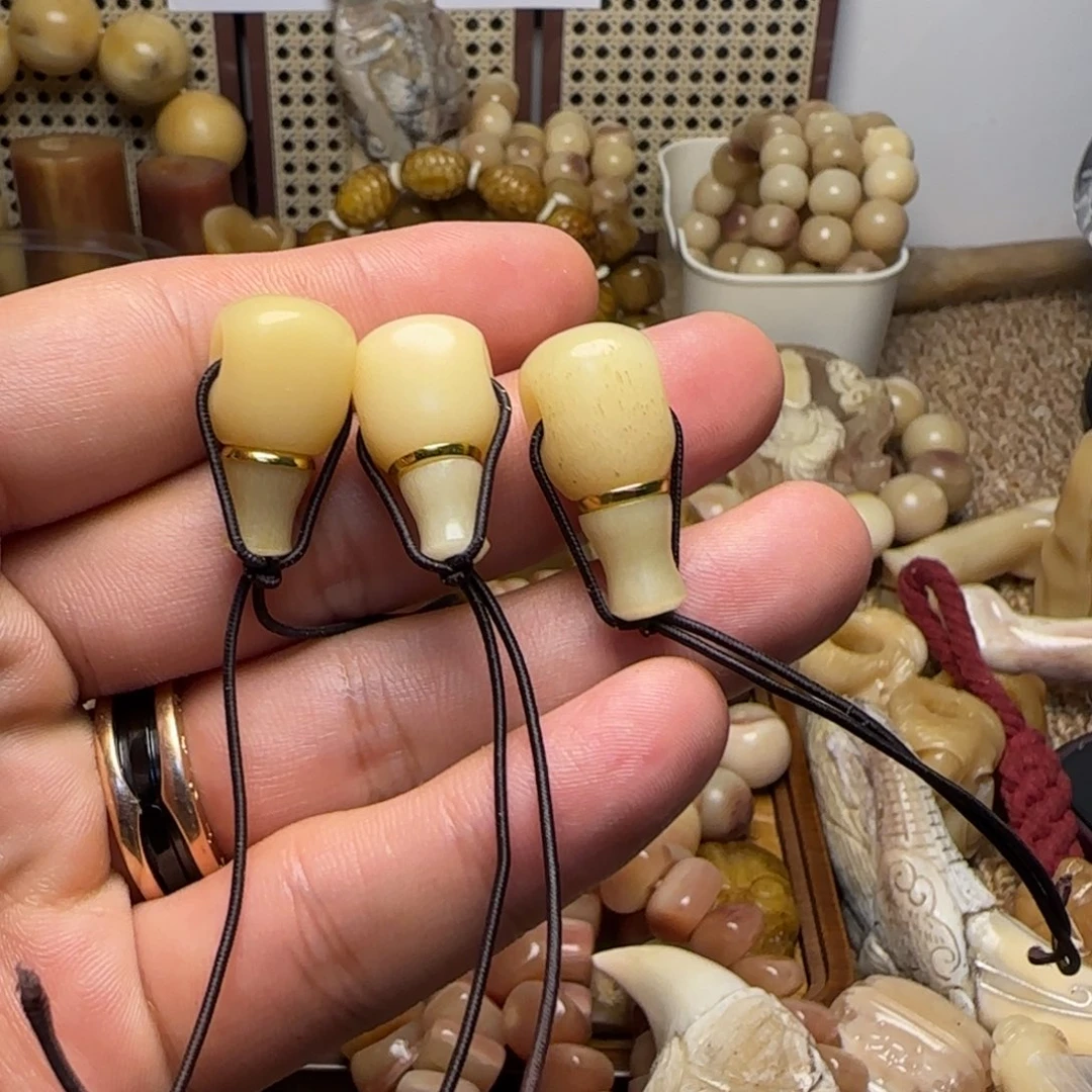 木质类驼骨手工小三通