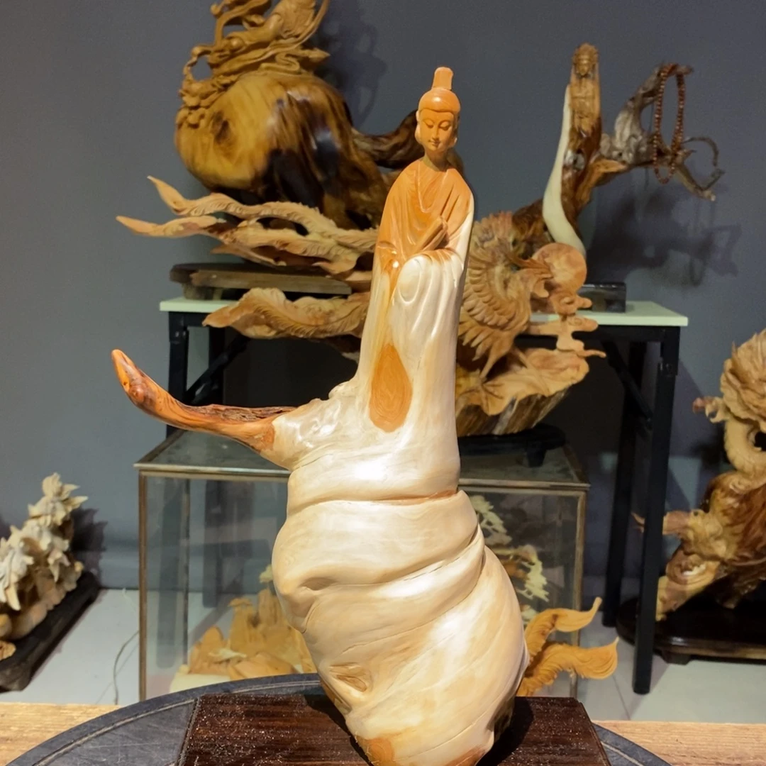 柏木（崖柏）崖柏木雕刻