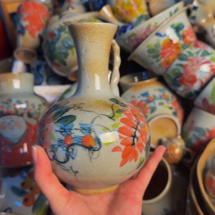 瓷片景德镇陶瓷手工手绘福利