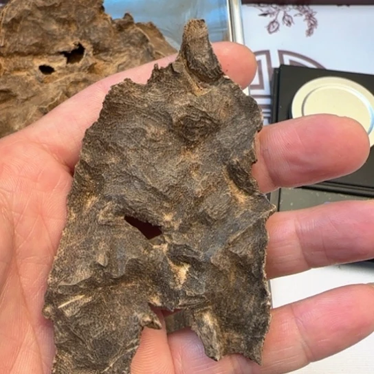 沉香摆件老*子香港老沉香7.18克