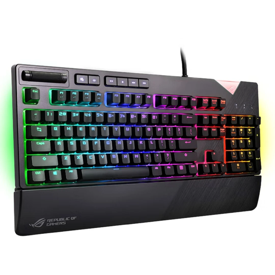9新 ROG/玩家国度 耀光一代有线机械键盘游戏电竞ROG键盘