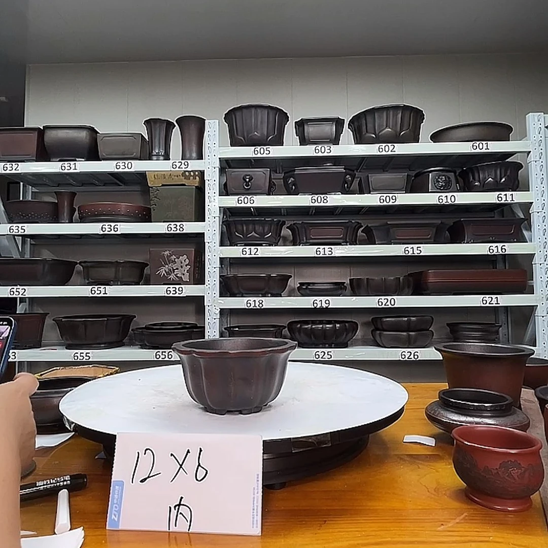 紫砂花盆宜兴紫砂57号