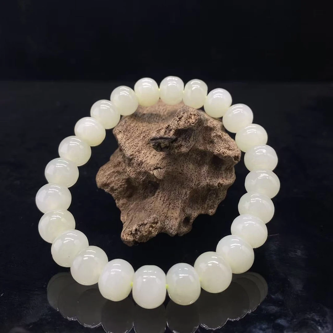 A1650 和田玉手串 YY828007