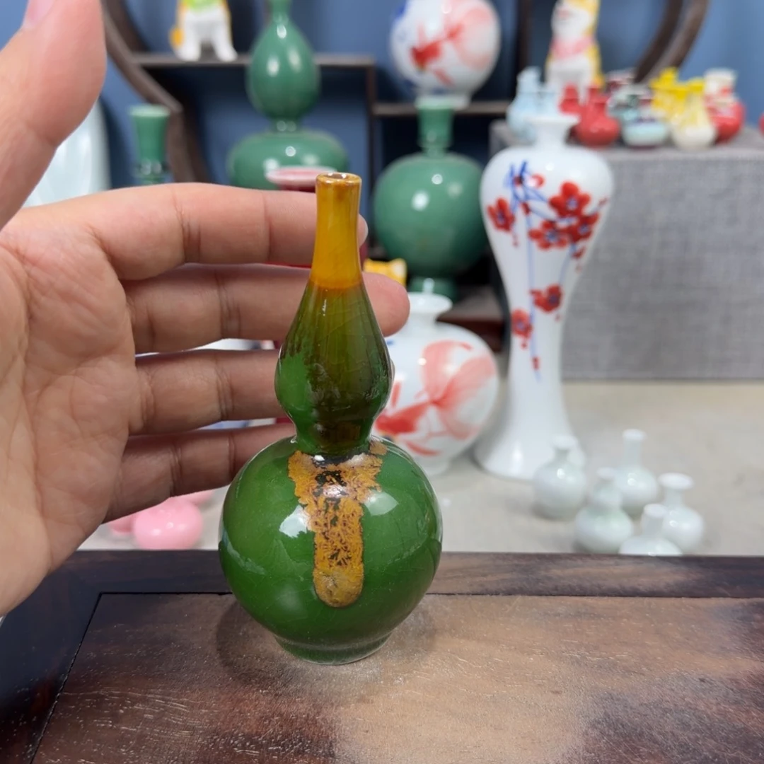 陶瓷手工小花器摆件
