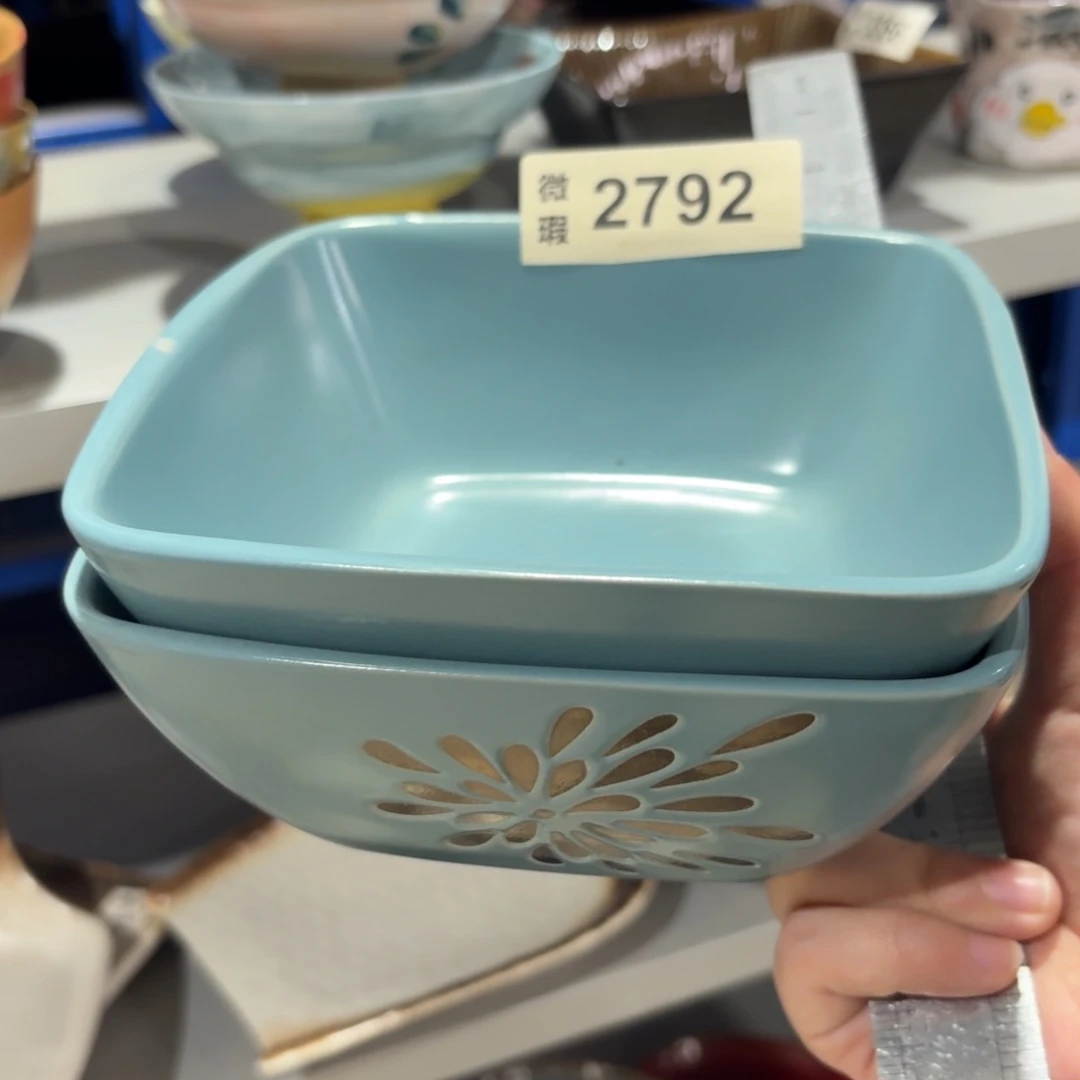 陶瓷2792 微瑕陶瓷餐具2个