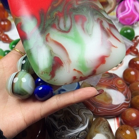 玛瑙/玉髓颈饰未镶嵌感**历