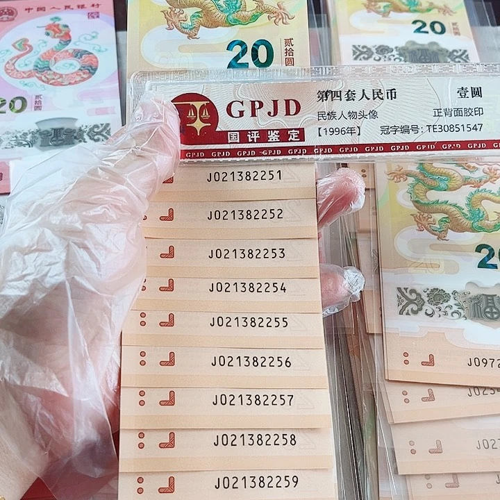 塑料龙钞标十021382251无47